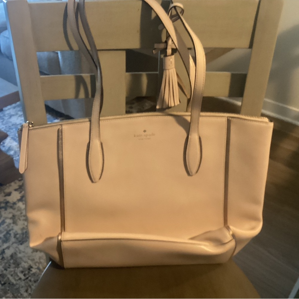Kate Spade light tan purse.